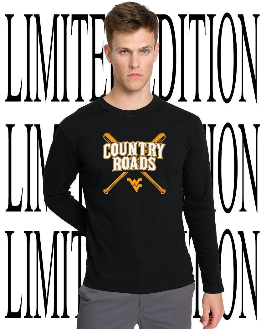 West Virginia Mountaineers Baseball Country Roads shirt