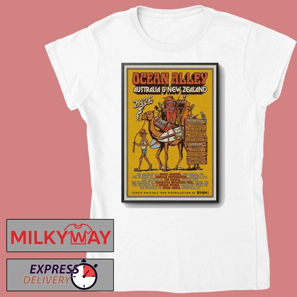 2026 Ocean Alley Australia And New Zealand Poster shirt
