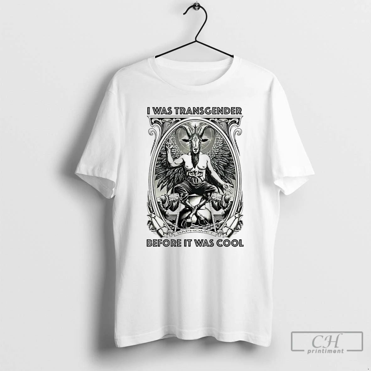 Classic I Was Transgender Before It Was Cool Baphomet T Shirts
