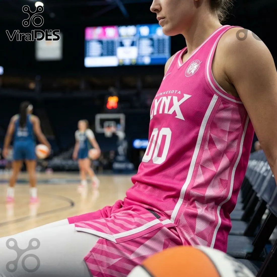 Minnesota Lynx Pink Breast Cancer Awareness Basketball Jersey
