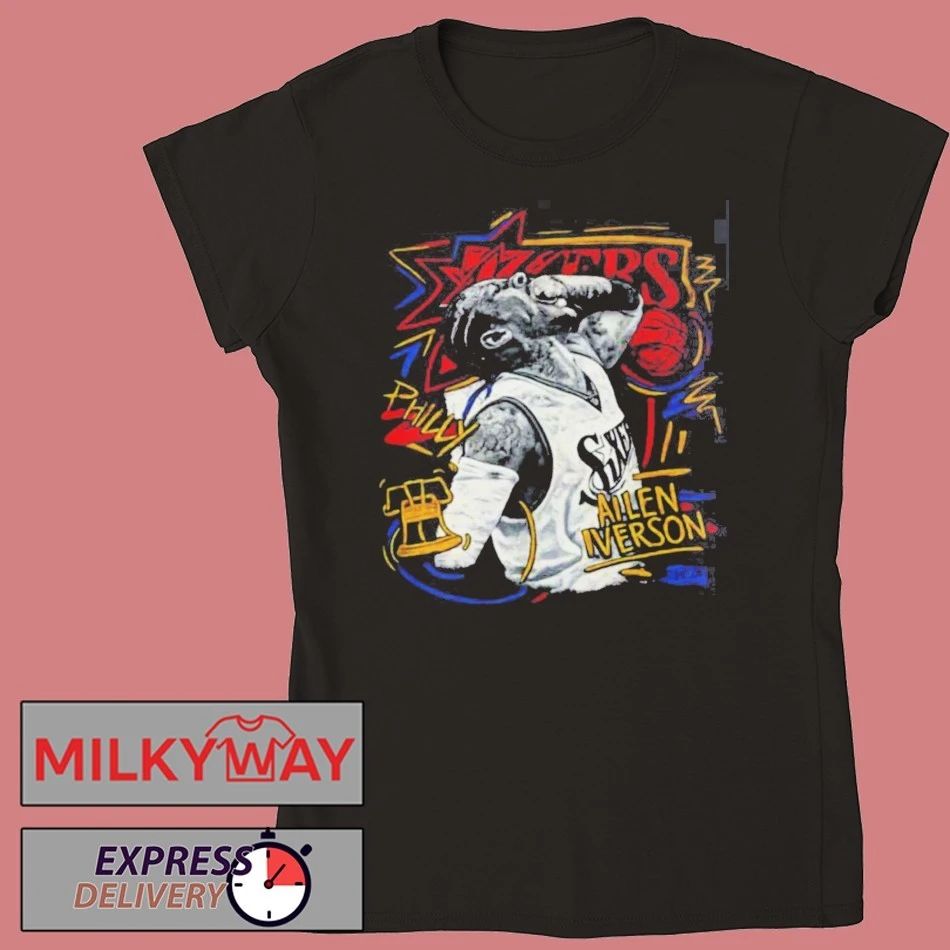 Philadelphia 76ers VJ Edgecombe X Allen Iverson T-Shirt