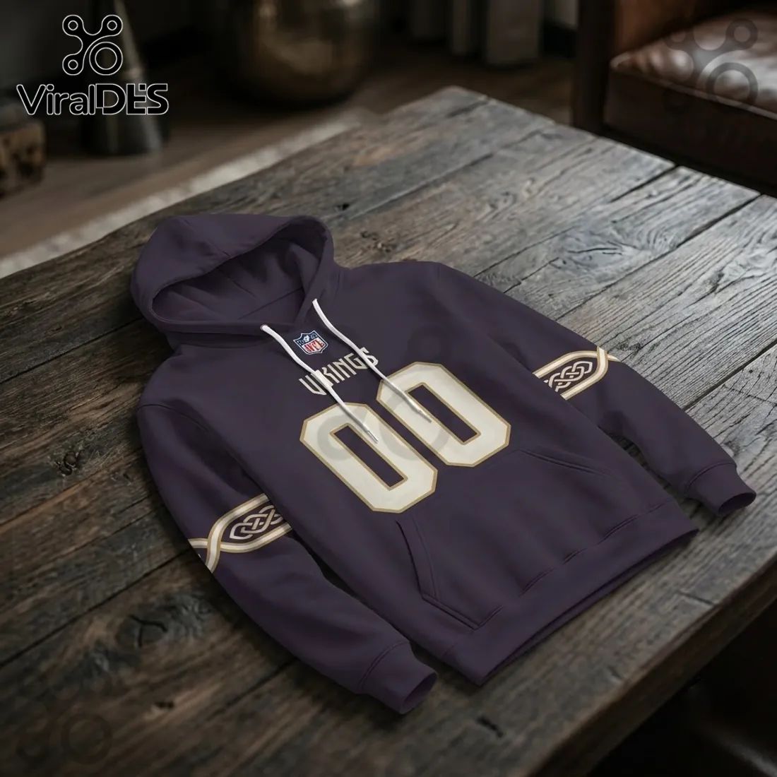 Minnesota Vikings Rivalries Custom Name Hoodie