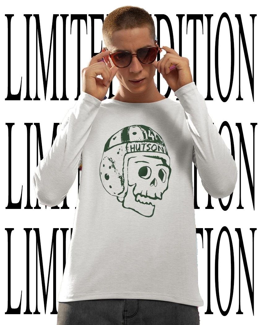 Leather Helmet Hutson Skull shirt