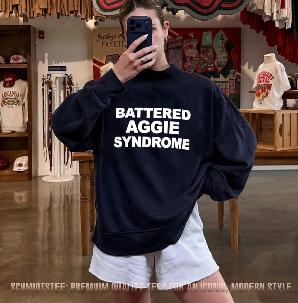 Lauren Cantrell Battered Aggie Syndrome Shirt