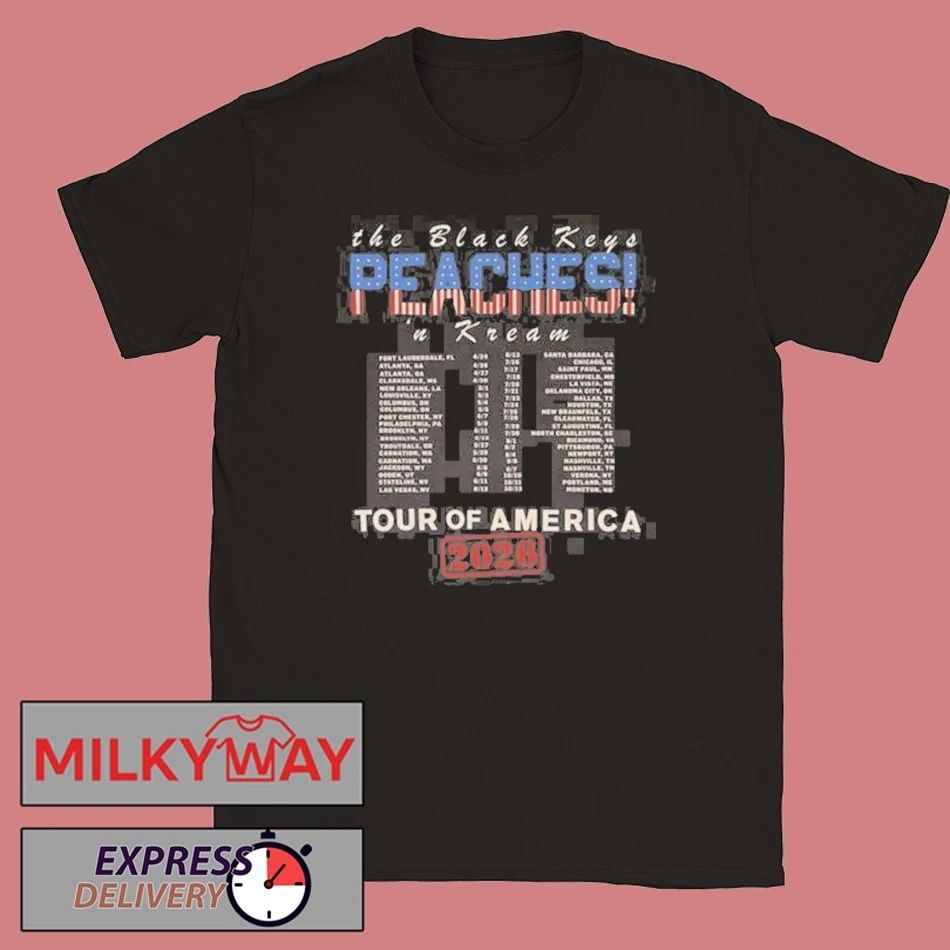 The Black Keys Snake America Tour Dates 2026 Two Sided T-Shirt