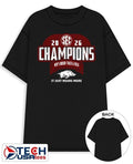 Arkansas Razorbacks 2026 SEC Men’s Indoor Track and Field Champions shirt
