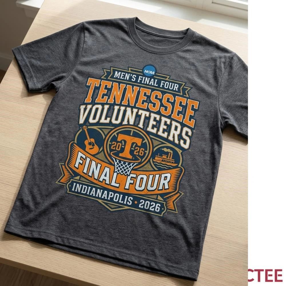 NKCtees 2026 NCAA Tournament Final Four Tennessee Volunteers men’s basketball shirt