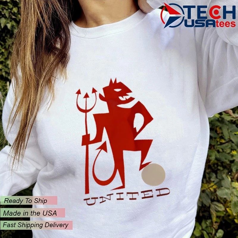 Manchester United Red Devil logo shirt
