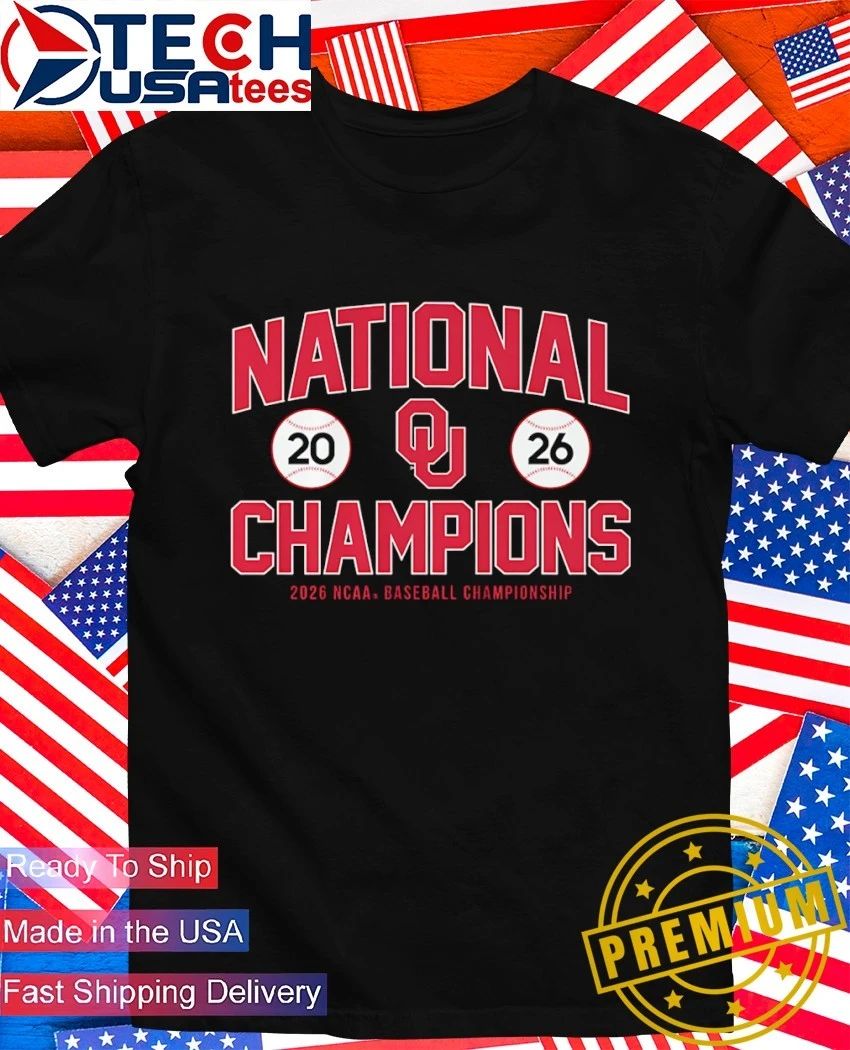 Oklahoma Sooners Baseball 2026 NCAA National Champions shirt