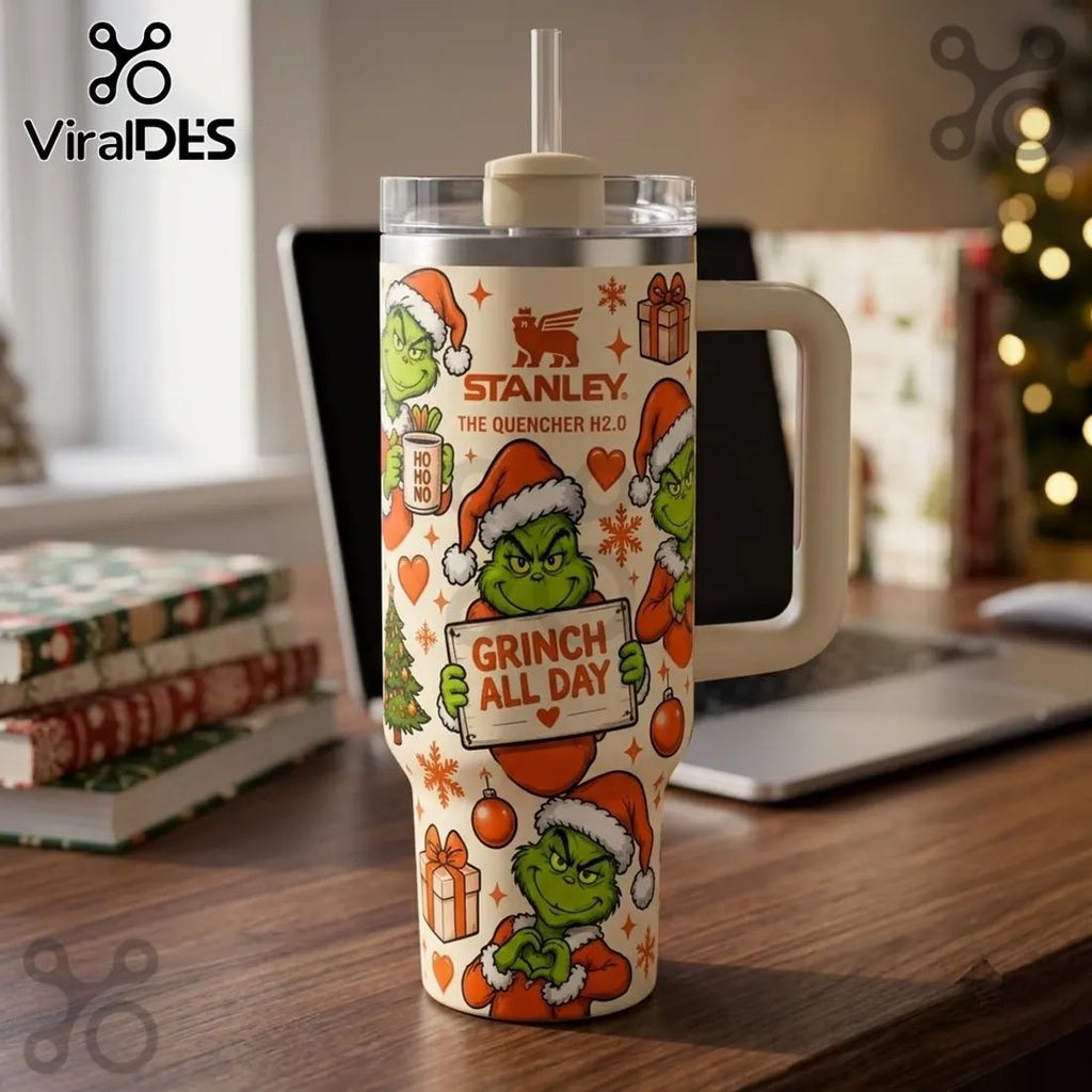 The Grinch Holiday 40oz Stanley FlowState Tumbler