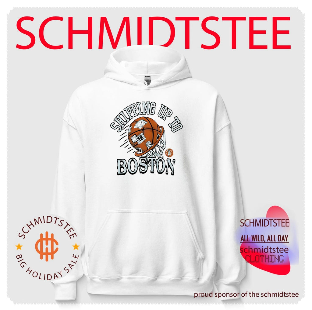 Shipping up to Bostin basketball graphic shirt