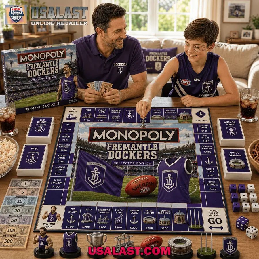 Fremantle Dockers Collector Edition Monopoly Board Game 2026