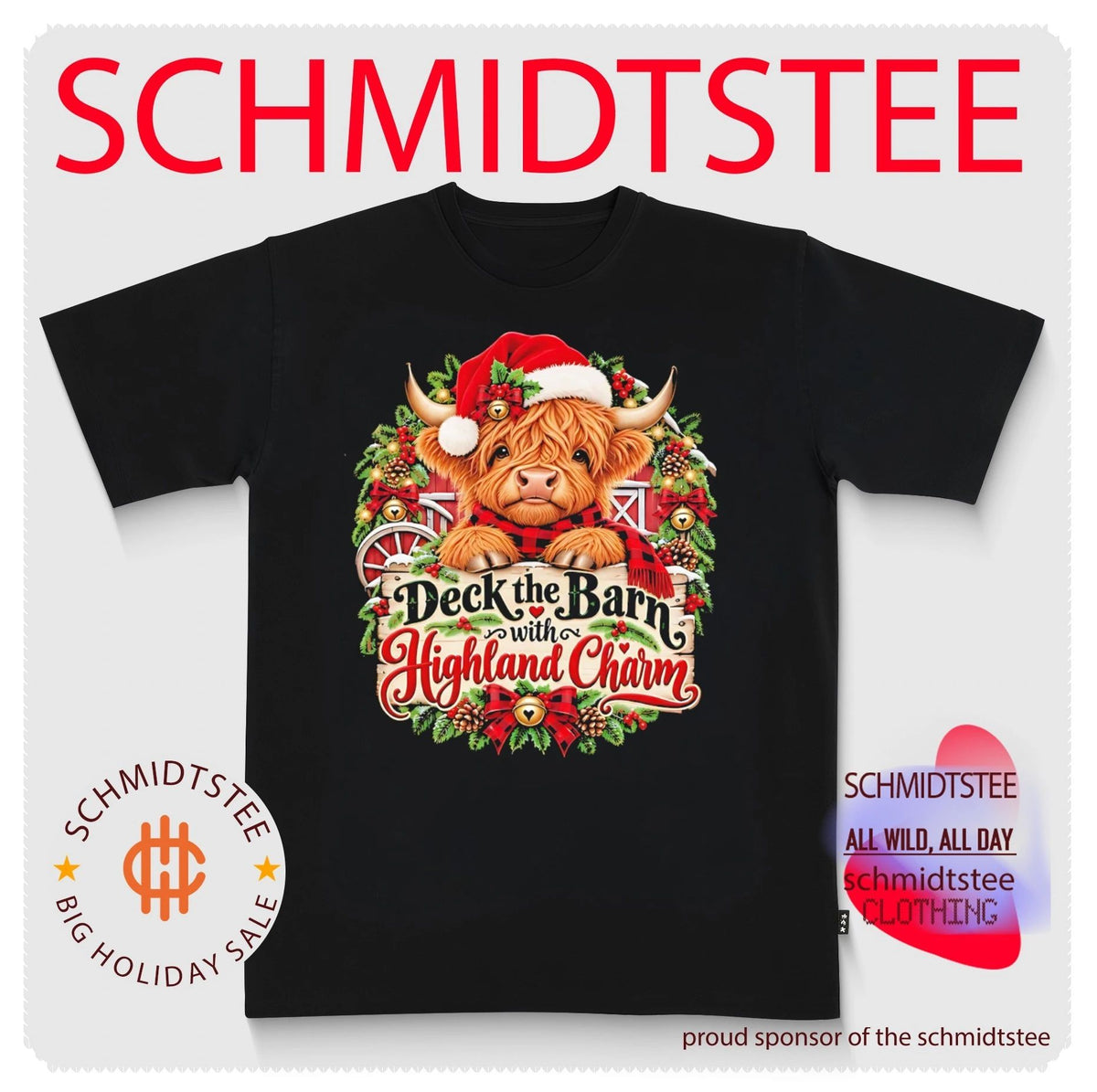 Deck the Barn with Highland Charm shirt