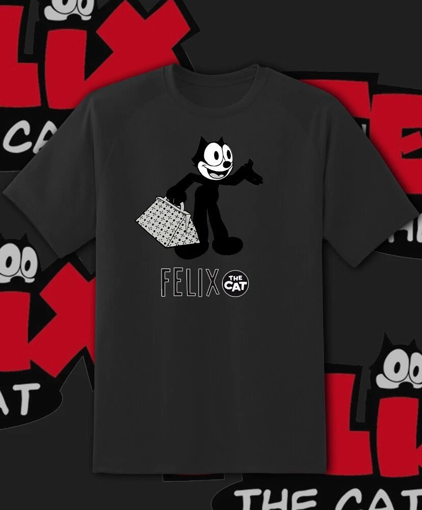 Felix the Cat Retro T Shirt Old school Cartoon T Shirt Youth M - Adult 6XL!