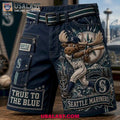 Seattle Mariners Mariner Moose Men Cargo Short