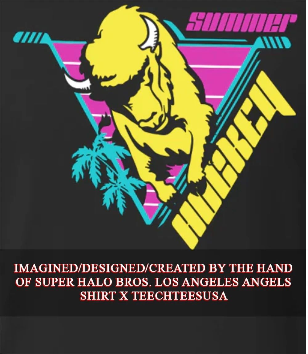 Summer Hockey Buffalo Sabres neon shirt