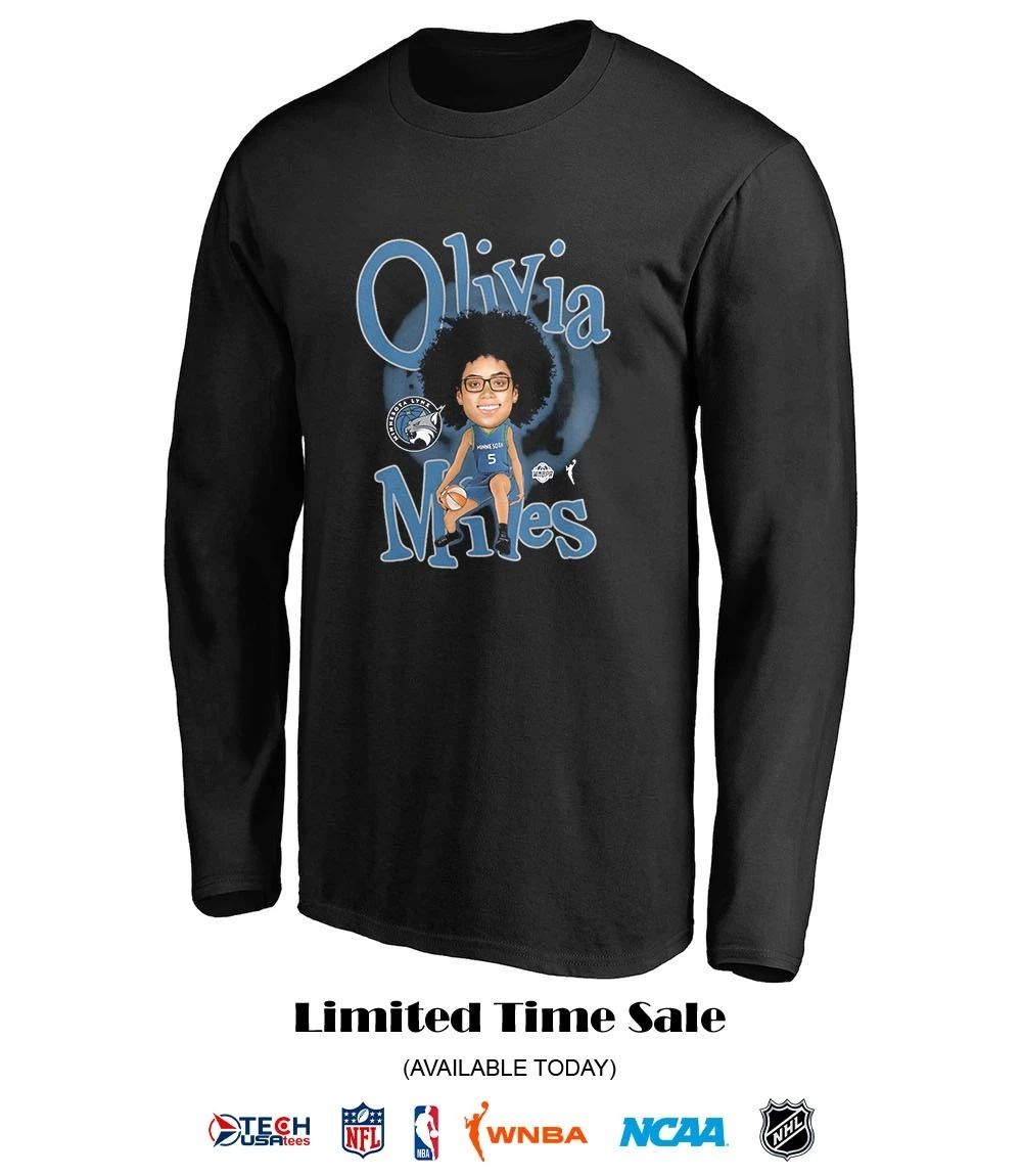 Olivia Miles Draft Minnesota Lynx 2026 WNBA caricature shirt
