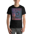 Lowrider Neon Beer Bottle T-Shirt Retro Car Wheel Urban Night Design