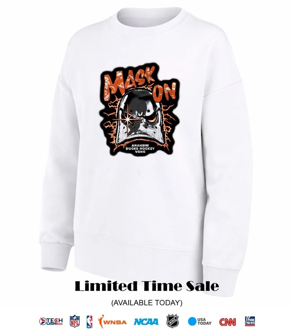 Mask On Anaheim Ducks Hockey shirt