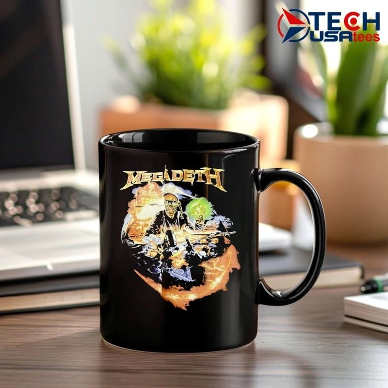 Megadeth Metal skull graphic shirt