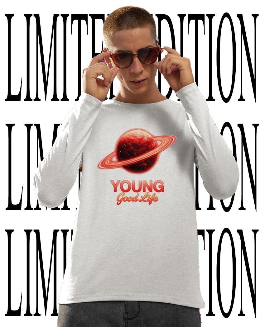Young good life planet shirt