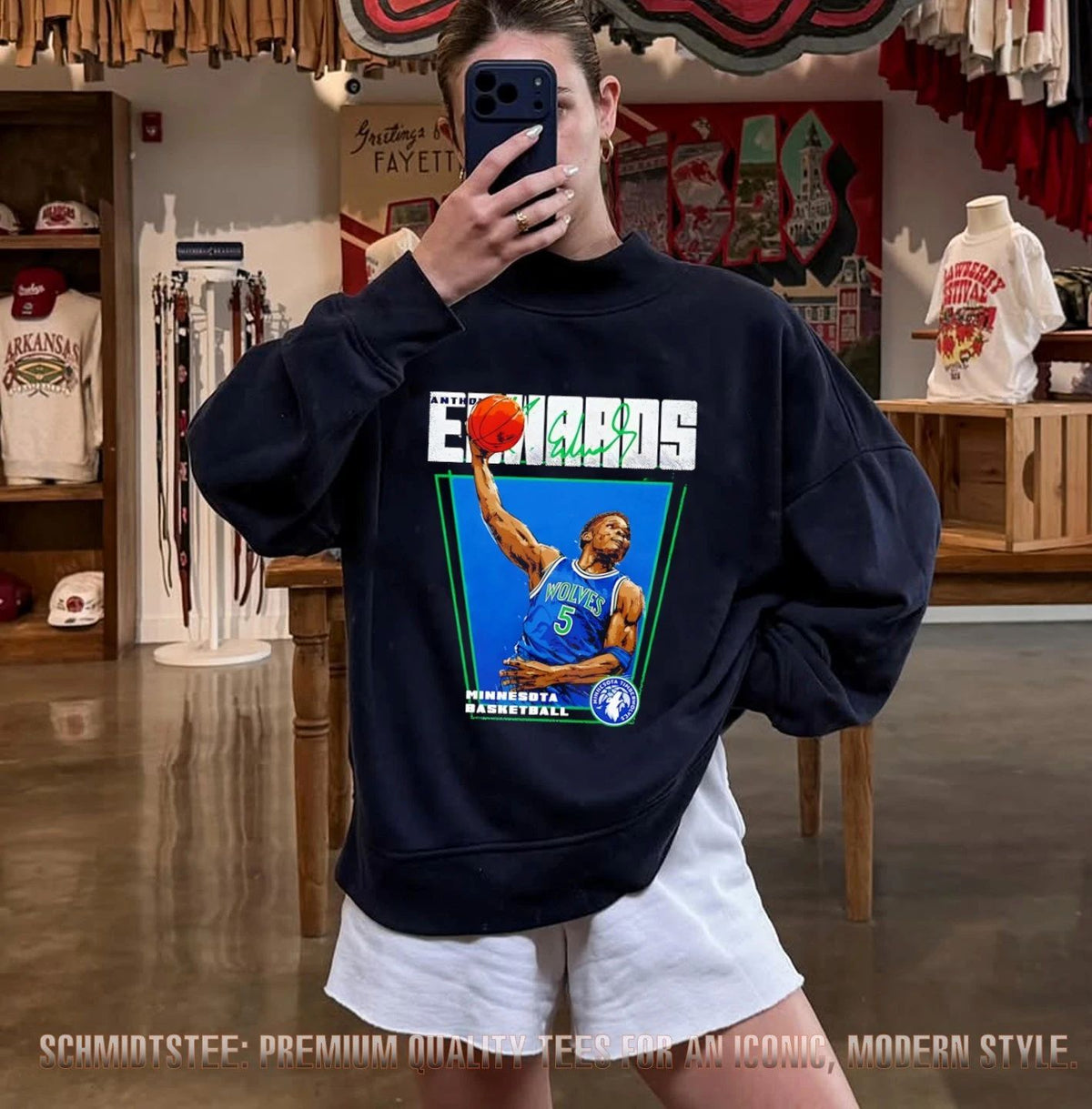 Anthony Edwards Minnesota Timberwolves Premiere Signature shirt