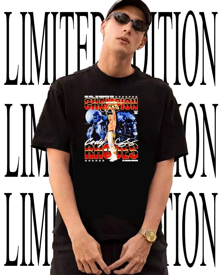 Cody Rhodes The Undisputed Champion American Nightmare signature shirt