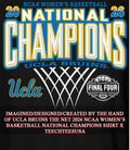 UCLA Bruins The Net 2026 NCAA Women’s Basketball National Champions shirt