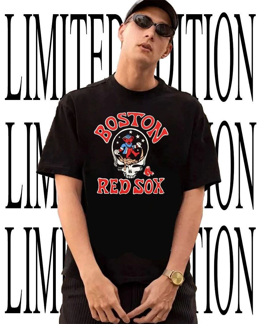 Boston Sox Grateful Dead Patriot Dancing Bear Skull Vintage shirt
