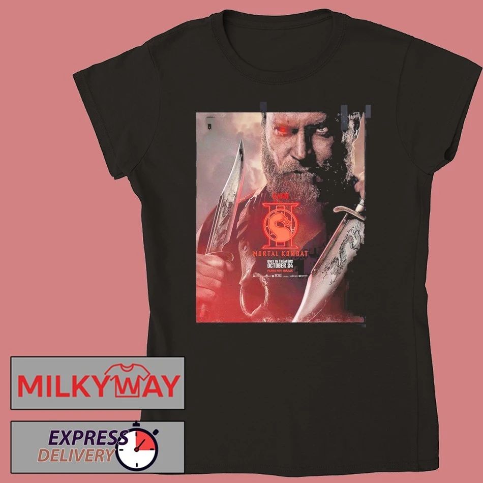 Mortal Kombat II Movie Exclusive Kano Character Poster T-Shirt