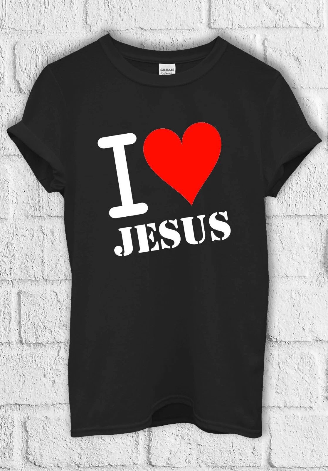 I Love Jesus Christianity Retro T shirt Men Women Hoodie Sweatshirt Unisex  1448