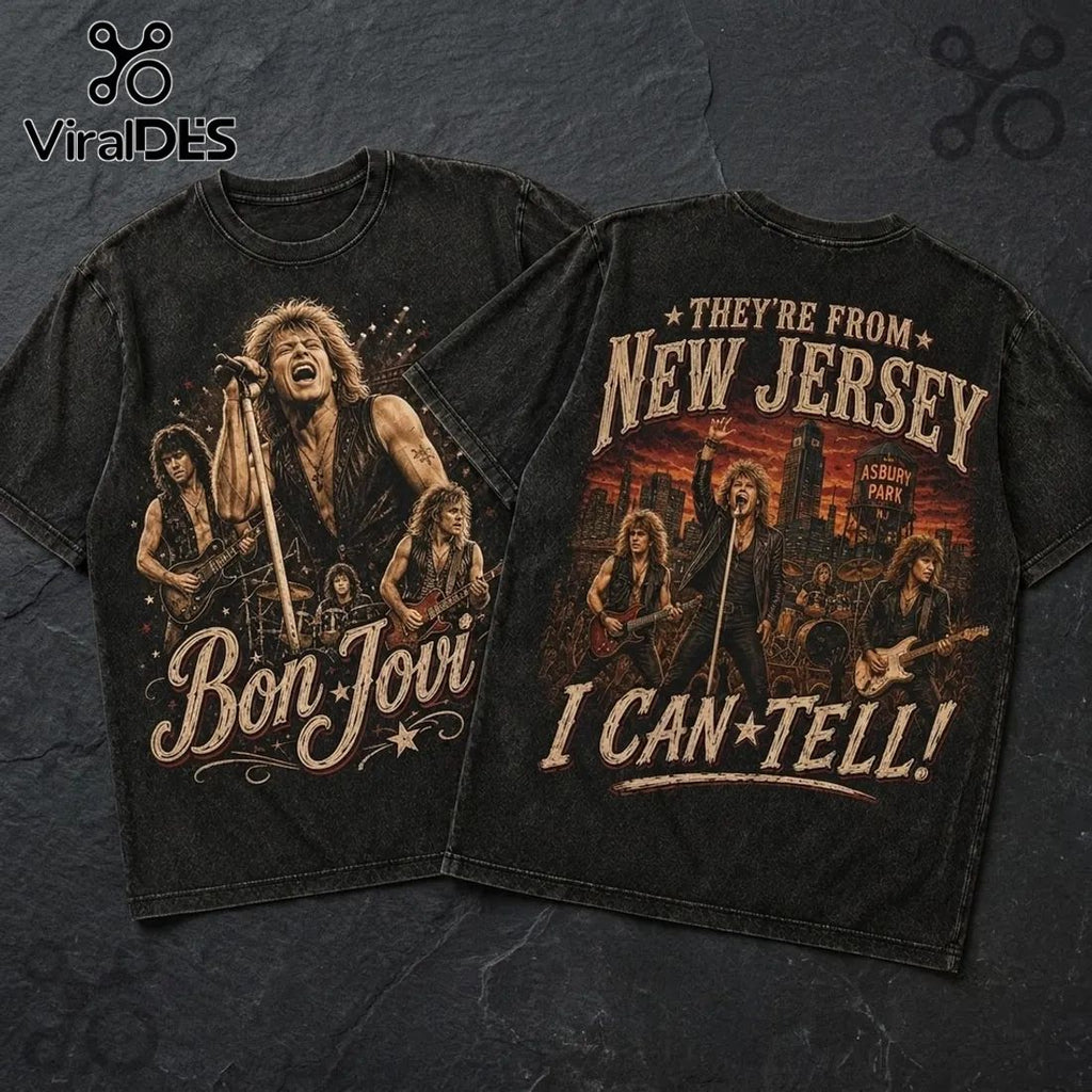 Bon Jovi New Jersey Concert Black Shirt
