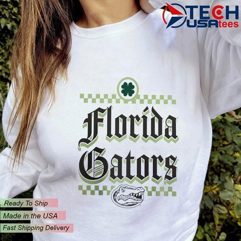 Florida Gators St. Patrick’s Day checkered shirt