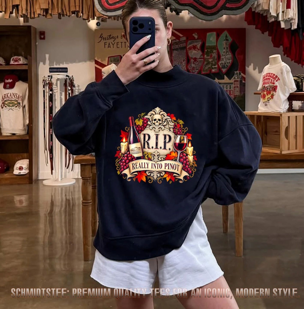 RIP Really Into Pinot Wine Lover Skull Halloween 2026 shirt