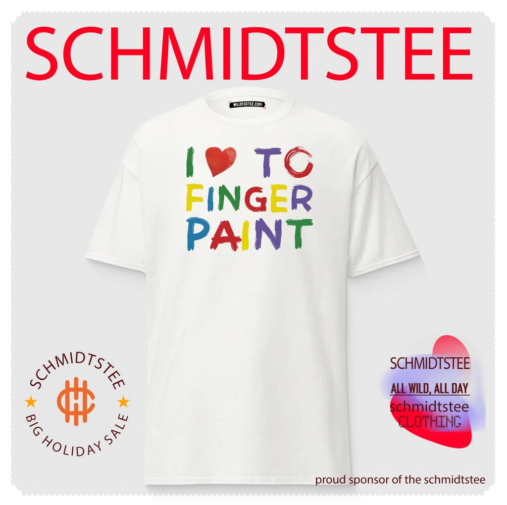 I Heart to Finger Paint full color shirt