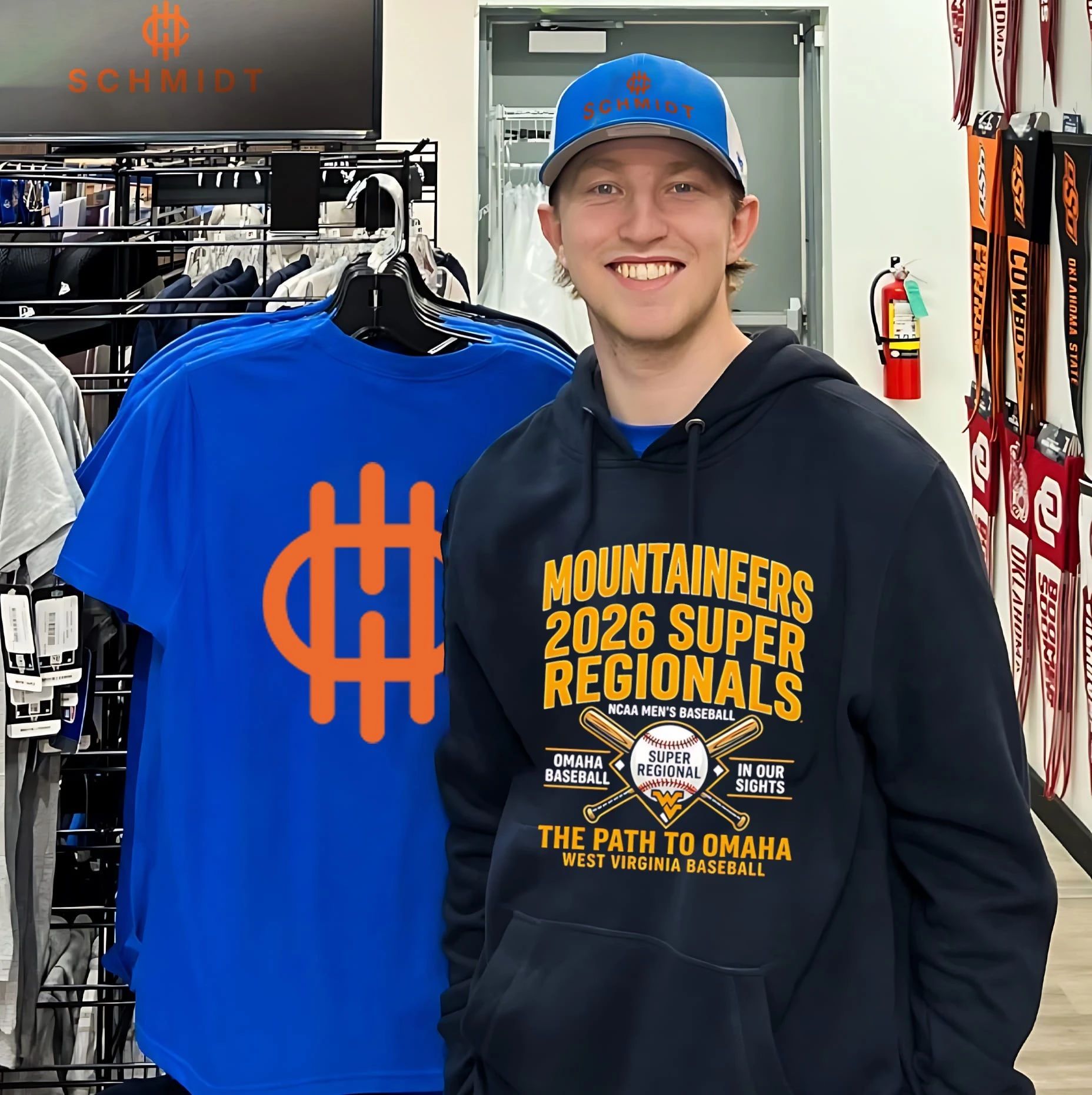 West Virginia Mountaineers College World Series 2026 logo shirt