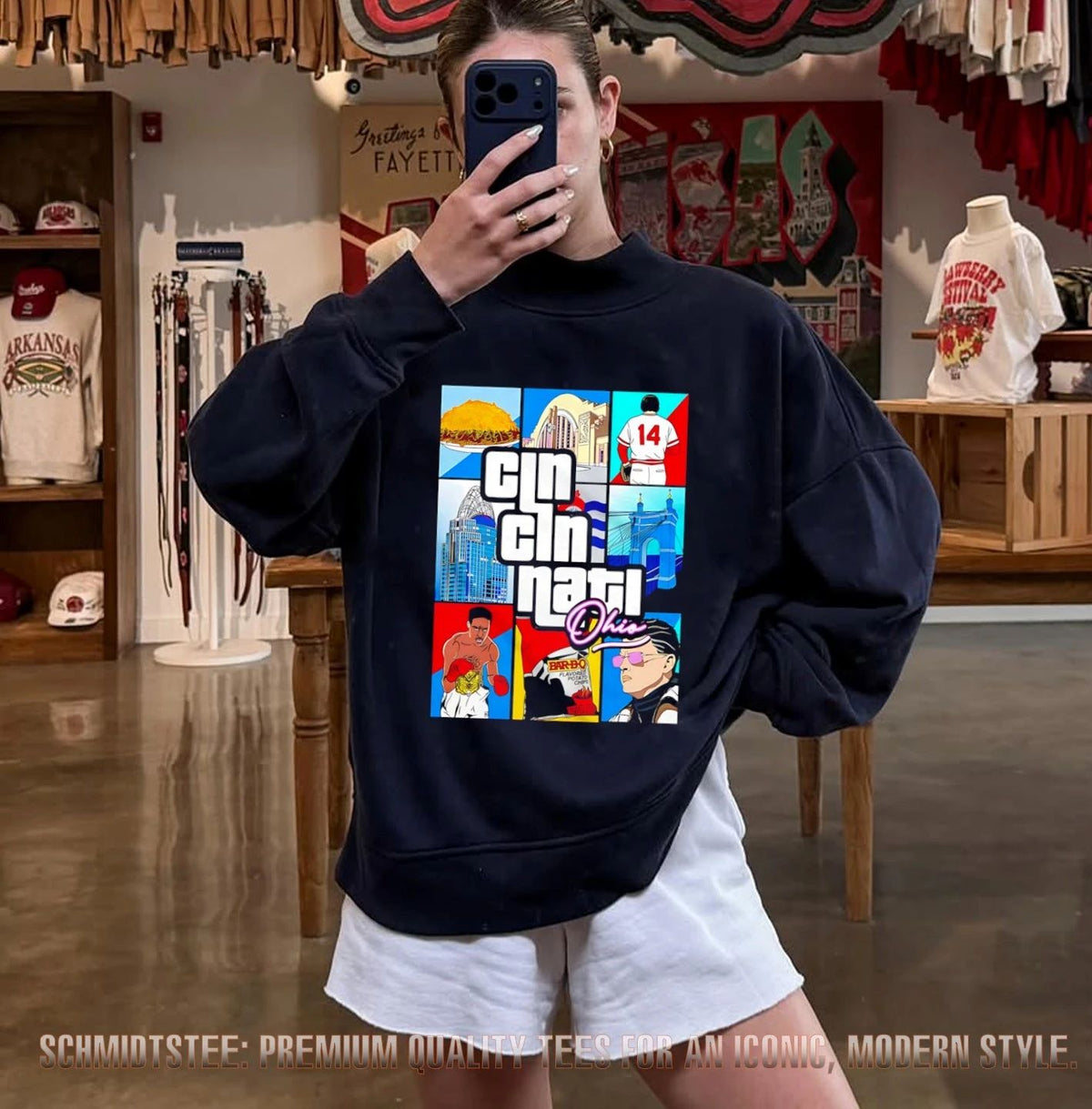 Grand Theft Cincy October Artist Series Cincinnati GTA shirt