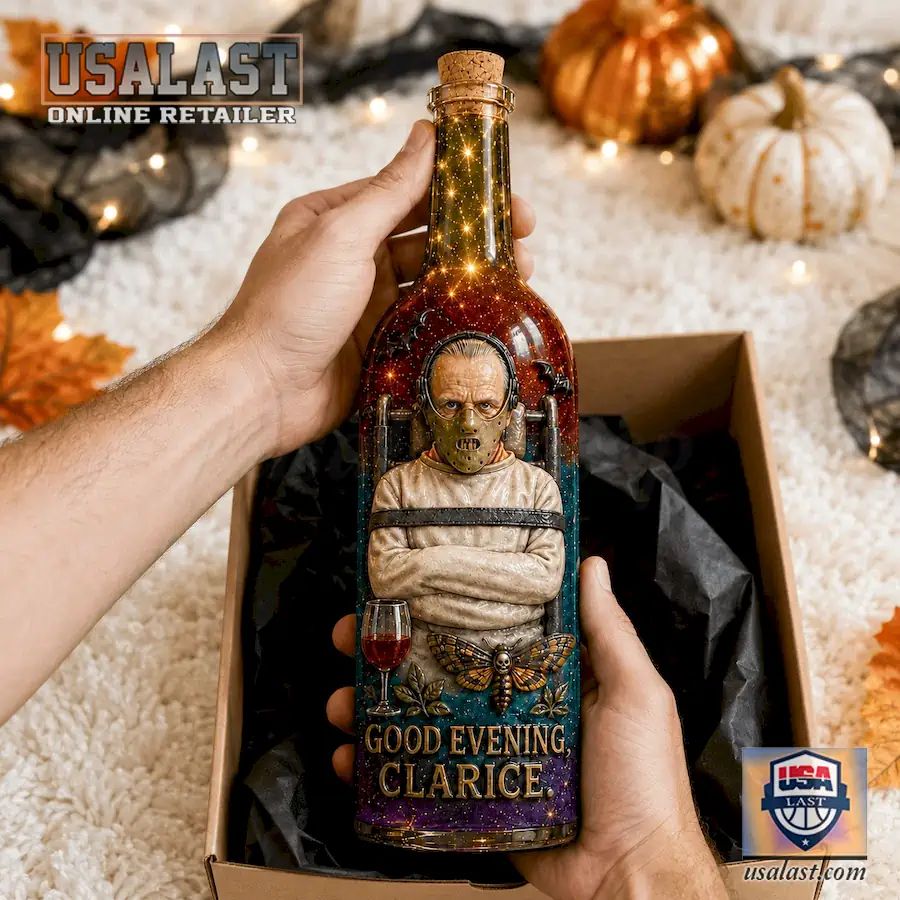 Hannibal Lecter Halloween Edition Bottle Lamp