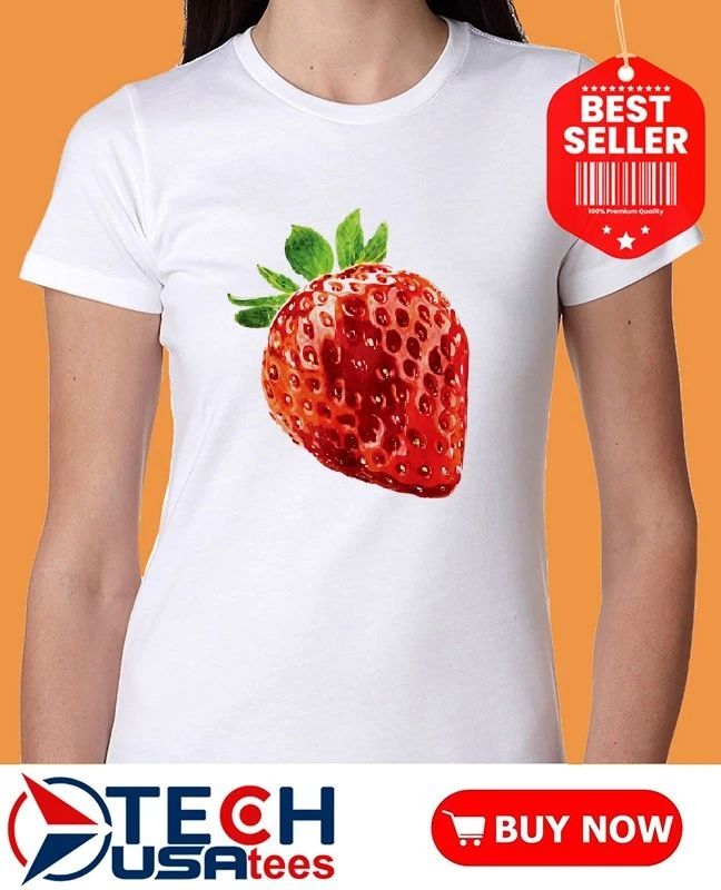 Alice and Steve Izzy by Anthropologie Strawberry shirt