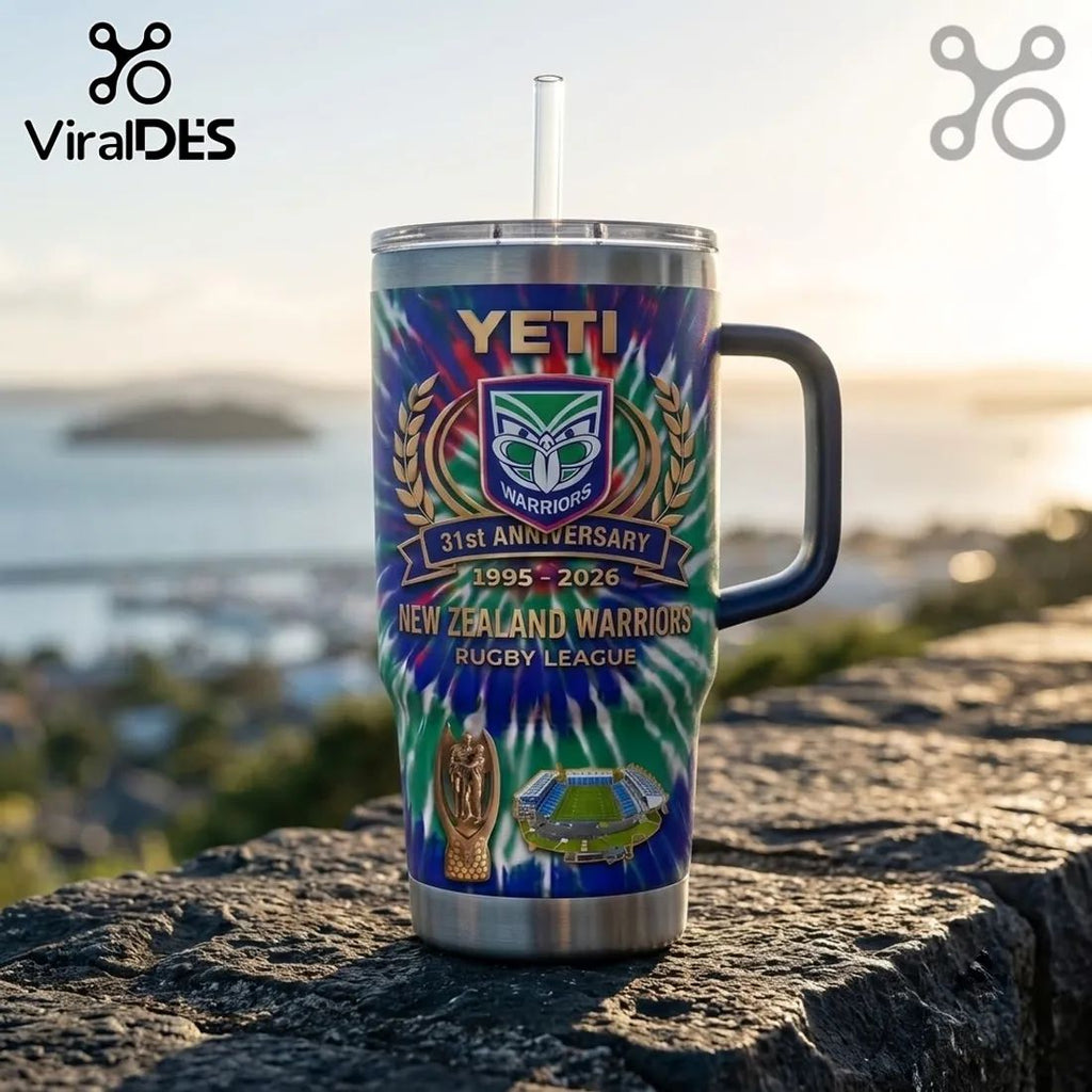 New Zealand Warriors 31st Anniversary 40oz Tumbler