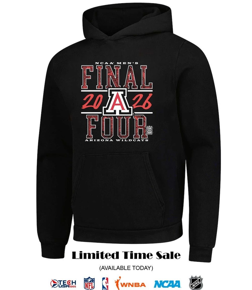 Arizona Wildcats 2026 NCAA Men’s Basketball Final Four shirt
