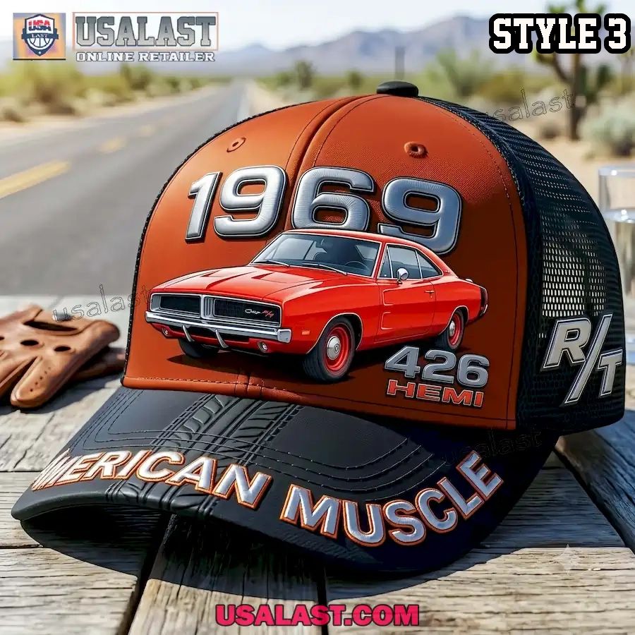 1969 Dodge Charger RT 426 HEMI American Muscle Trucker Hat