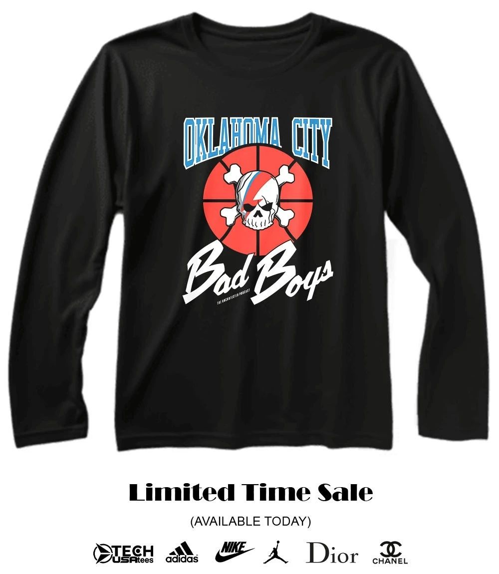Okalahoma City Thunder Bad Boys skull shirt