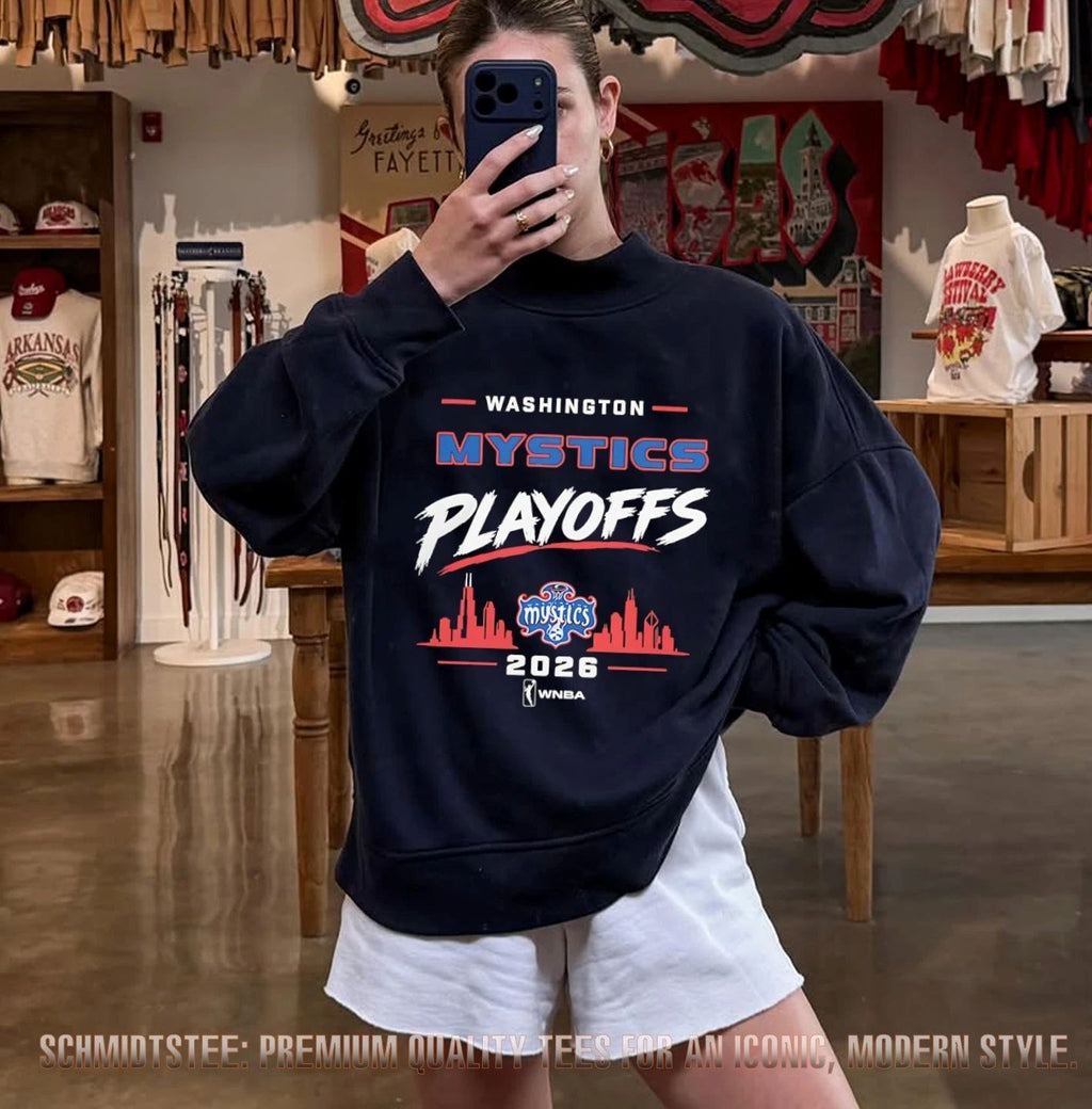 Washington Mystics 2026 WNBA Playoffs city skyline shirt