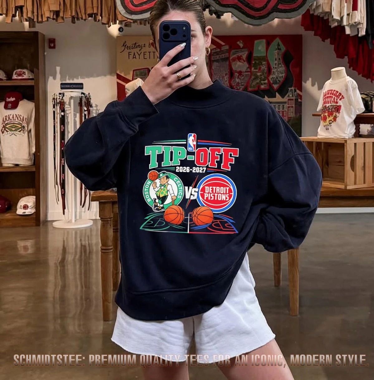 NBA Opening Night 2026–27 Boston Celtics vs Detroit Pistons Tip-Off shirt