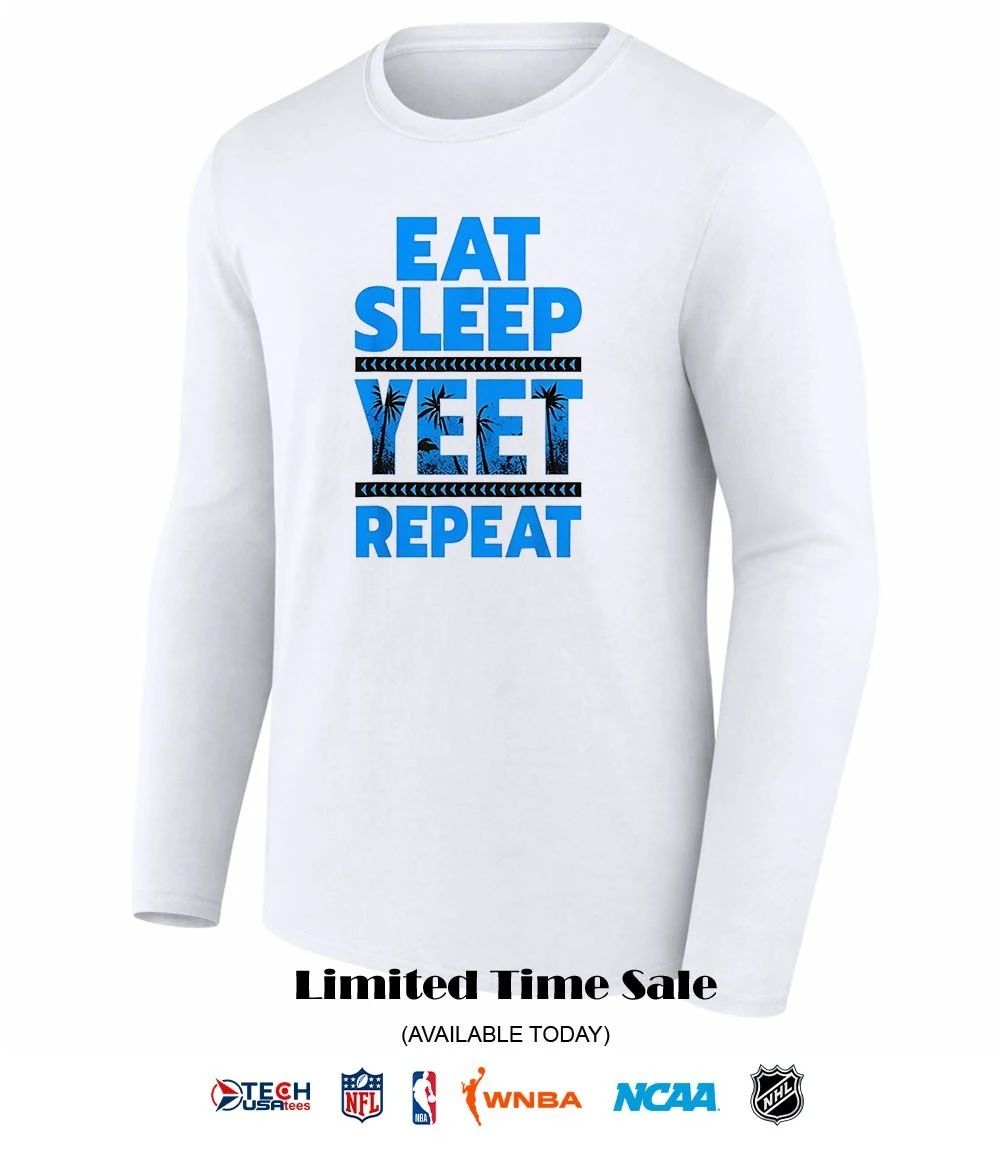 Rhea Ripley wearing Jey Uso Eat Sleep Yeet Repeat shirt