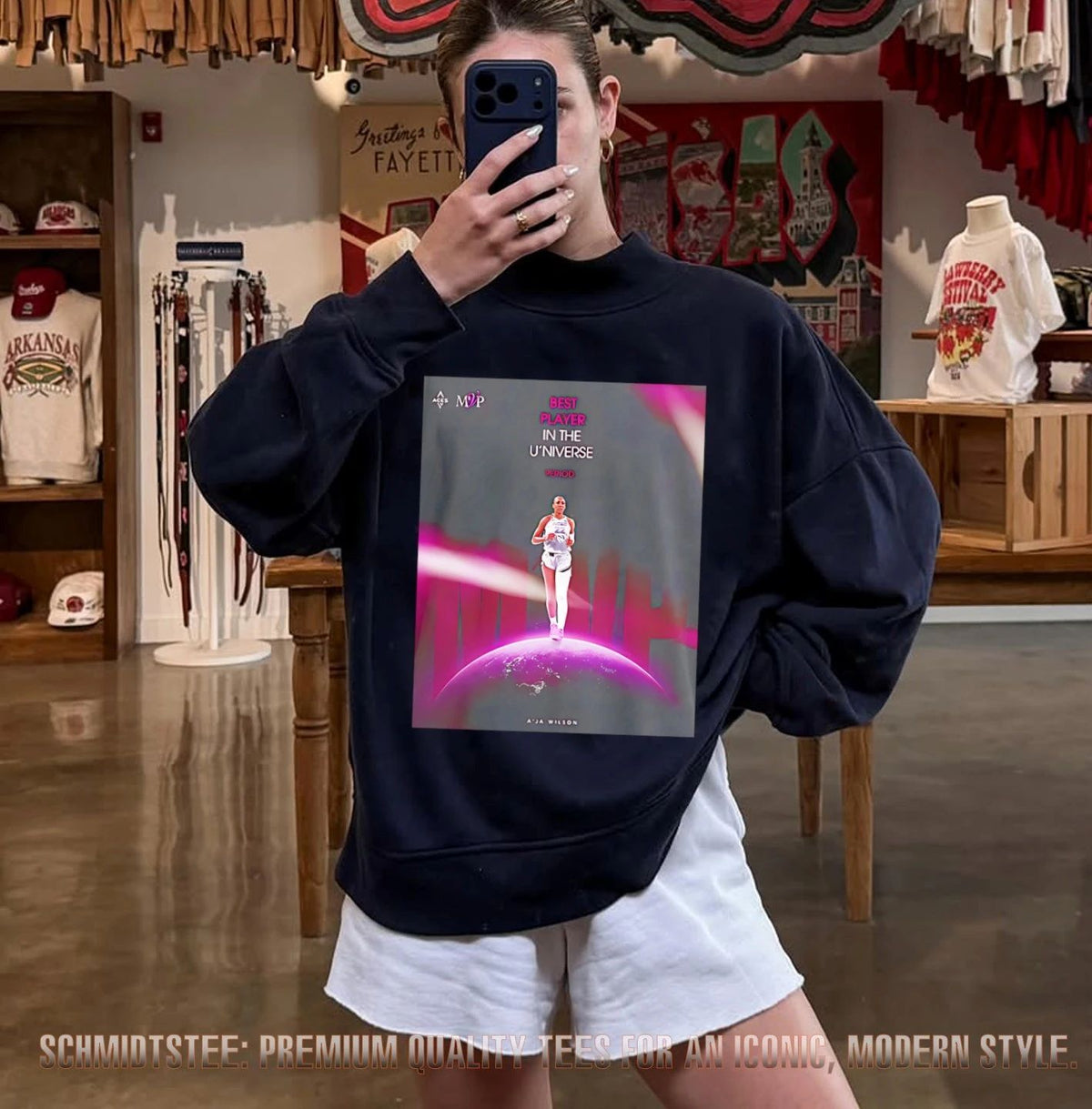 A’Ja Wilson Best Player In The Universe 2026 Las Vegas Aces poster shirt