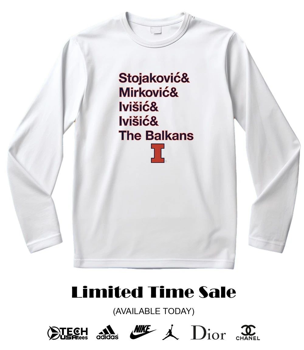 Illinois Fighting Illini Basketball The Balkan Bloc name shirt