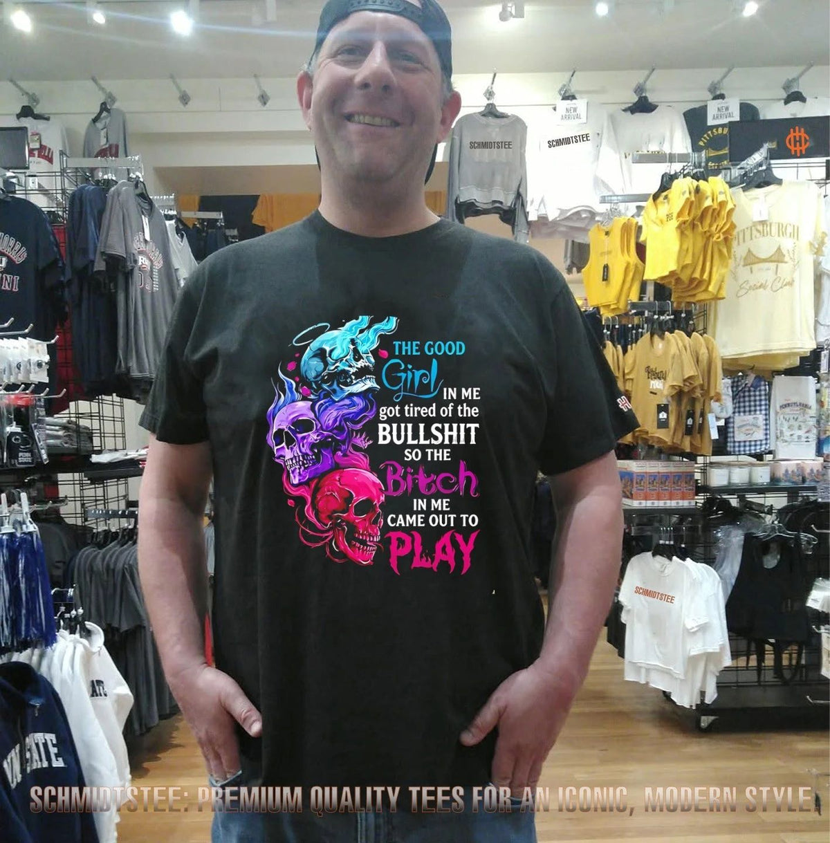 The Good Girl in Me Got Tired of the Bullshit So the Bitch in Me Came Out to Play shirt