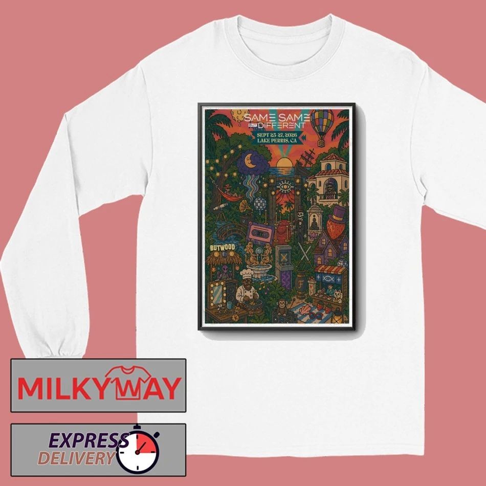 Same Same But Different Festival Lake Perris CA September 25-27 2026 Poster shirt